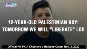 PA-TV erklärt Kinder, dass sie "Flüchtlinge" seien, die "zurückkehren" würden