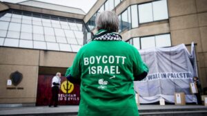 Demonstration der antisemitischen Israelboykott-Bewegung BDS