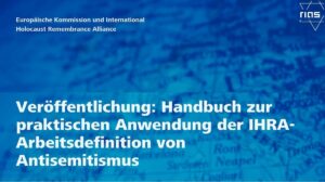 RIAS veröffentlicht Handbuch zur Bekämpfung des Antisemitismus