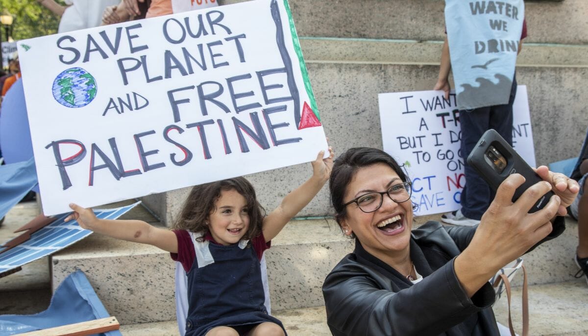 Die israelfeindliche Abgeordnete der US-Demokraten Rashida Tlaib