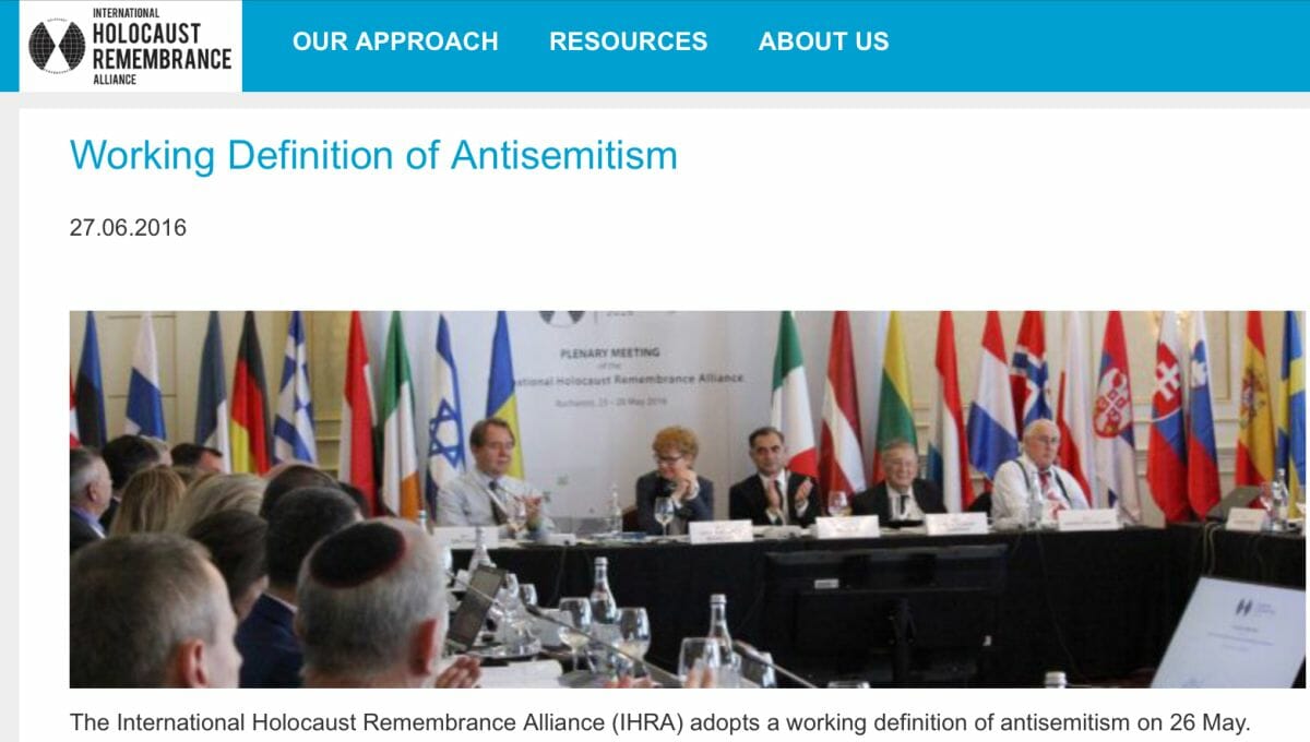 Peter Ullrichs Gutachten zur IHRA-Arbeitsdefinition für Antisemitismus ist wenig überzeugend