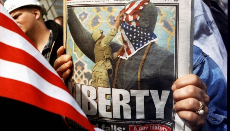 Im April 2003 stürzte die "Koalition der Willigen" unter Führung der USA das Regime Saddam Husseins