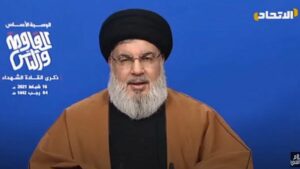 Hisbollah-Chef Nasrallah droht Israel mit einem Krieg wie dem Unabhängigkeitskrieg 1948