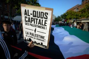 Ob die Forderung nach einem „Palästina vom Meer bis zum Jordan“ gemäß der „Jerusalemer Erklärung“ wohl als Antisemitismus gelten würde? (© imago images/ZUMA Press)