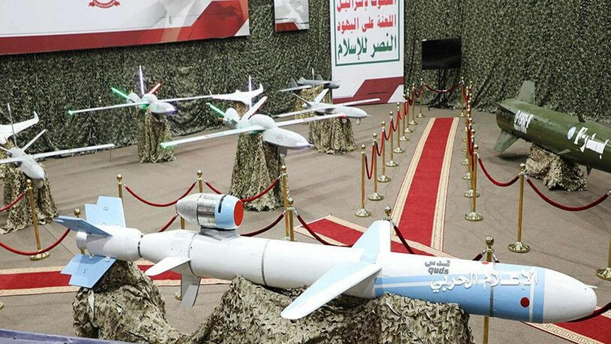 Raketen und Drohnen der Houthis