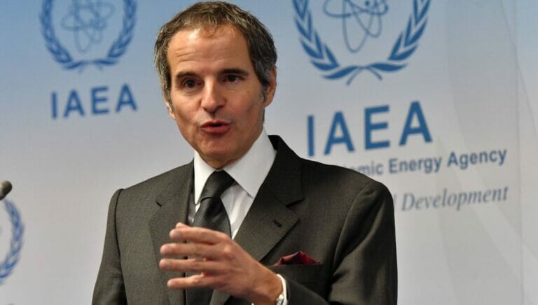Der IAEA-Chef Rafael Grossi warnt vor dem iranischen Atomprogramm