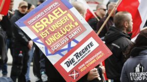 Deutsche Neonazis demonstrieren gegen Israel