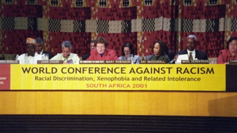 Durban-Konferenz 2001: Gegen Rassismus, für Antisemitismus
