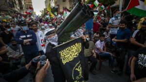 Hisbaollah-Veranstatlung für die Hamas in Beirut