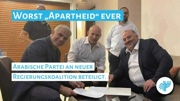 Yair Lapid, Naftali Bennett und Mansour Abbas einigen sich auf Bildung einer Koalition