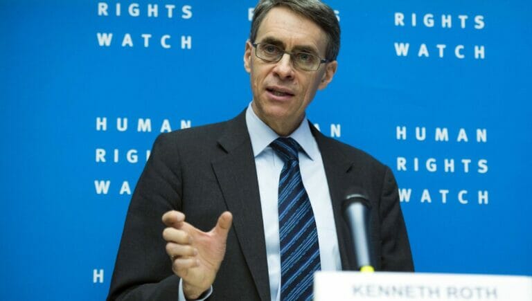 Der seit 1993 amtierende Chef der Organisation Human Rights Watch Kenneth Roth