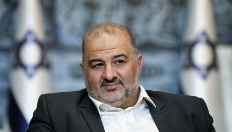 Führer der arabischen Ra'am-Partei in Israel, Mansour Abbas
