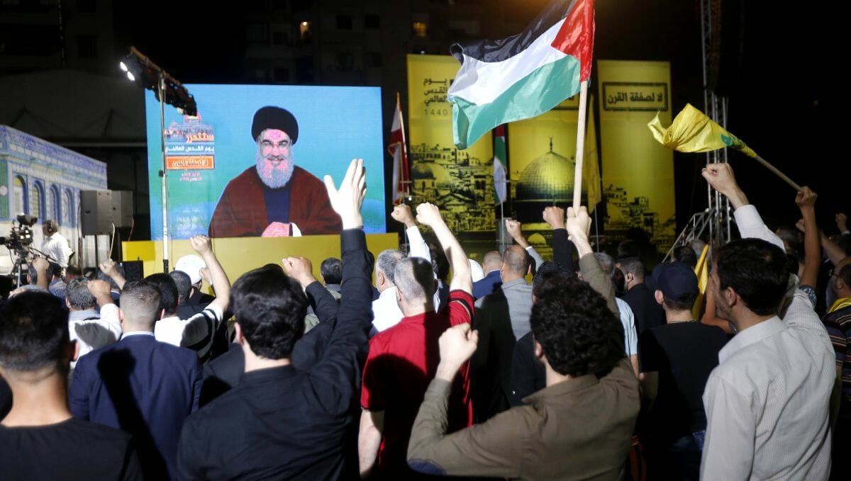 Rede von Hisbollah-Chef Nasrallah in Beirut
