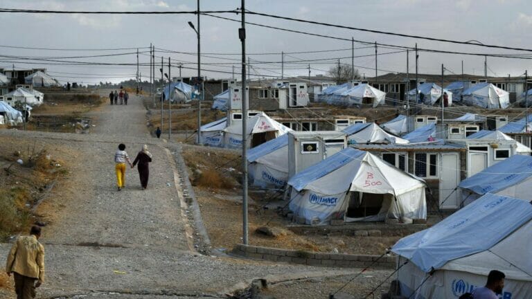 Das Flüchtlingslager Bardarash in Irakisch-Kurdistan