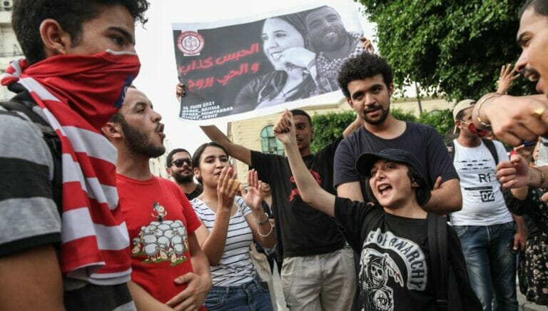 Proteste gegen Polizeigewalt in Tunesien