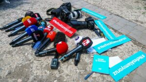 Protest gegen Einschüchterung und Gewalt gegen Journalisten in der Türkei