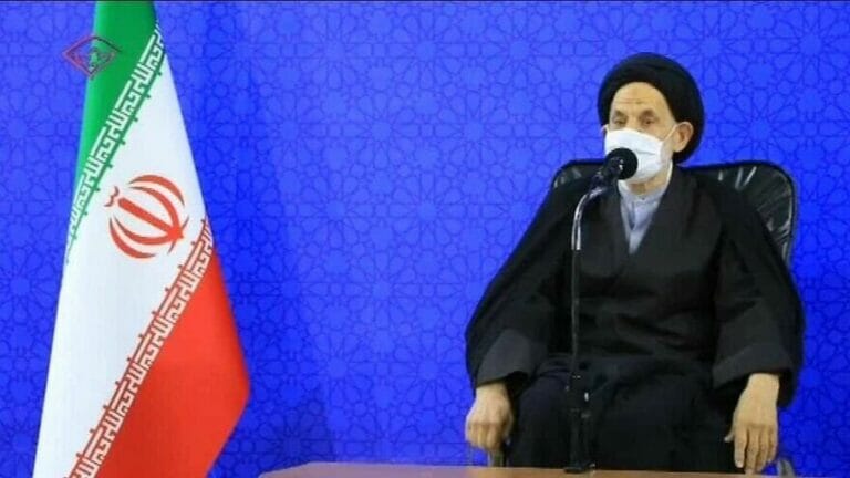 Ddr Vertreter des iranischen Obersten Führers Ali Khamenei in der südlichen Provinz Khorasan, Alireza Abadi