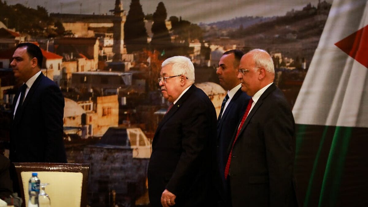 Präsident der Palästinensischen Autonomiebehörde Mahmud Abbas