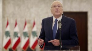 Der designierte libanesische Premierminister, Najib Mikati