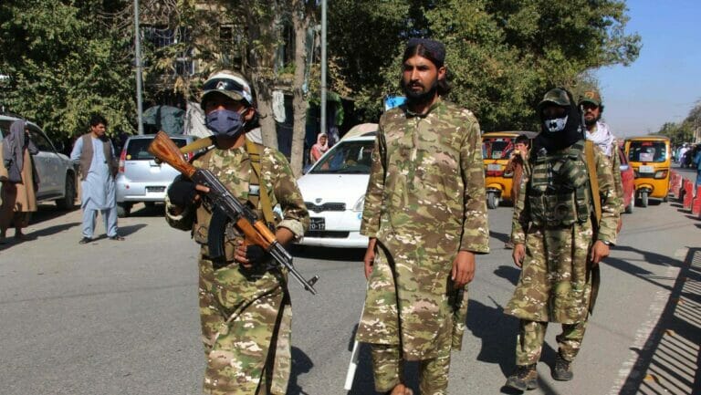 Checkpoint der Taliban in der afghanischen Stadt Kundus