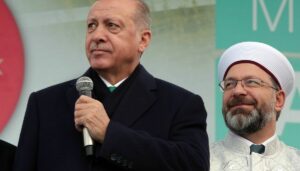 Präsident Erdogan und Diyanet-Chef Erbas