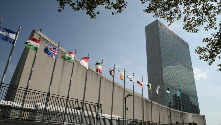 Das Hauptquartier der Vereinten Nationen in New York
