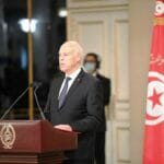 Tunesiens Präsident Kais Saied (© imago images/ZUMA Wire)