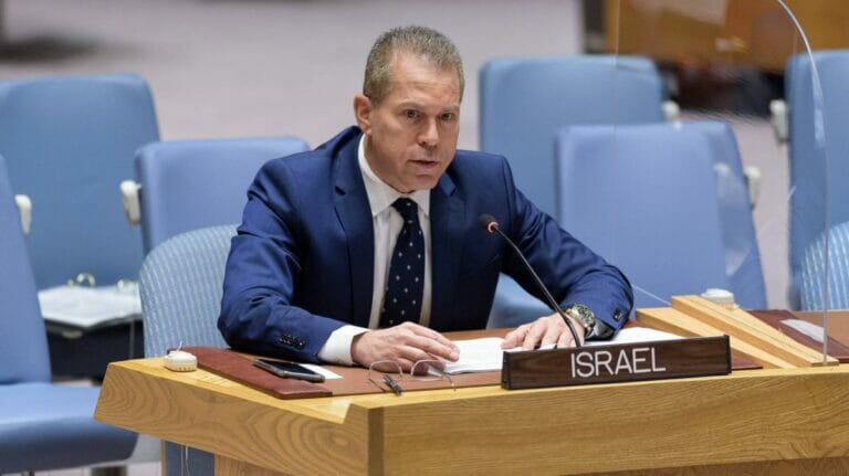 Israels Botschafter bei der UNO, Gilad Erdan