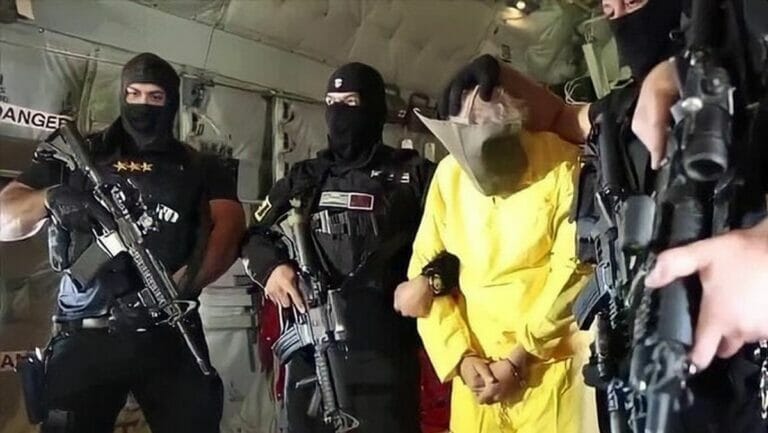 Bilder des verhafteten IS-Führers Sami Jasim Muhammad Al-Jaburi