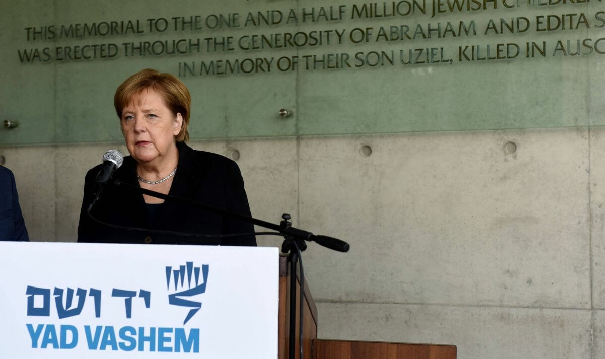 Angela Merkel wird heute eine Rede in Yad Vashem halten