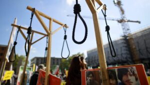 Demonstration gegen die Todesstrafe im Iran