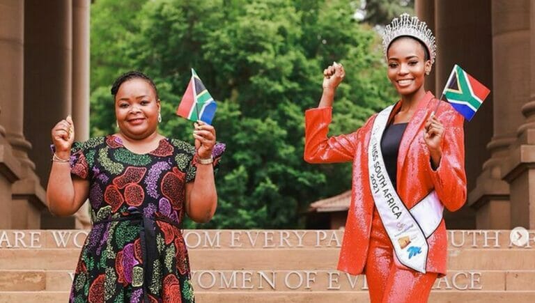 Die amtierende "Miss Südafrika", Lalela Mswane