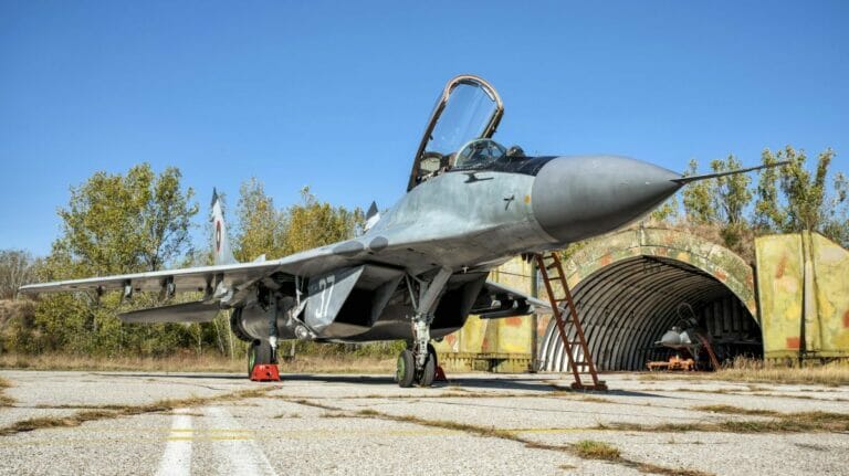 Die syrische Luftwaffe hat russische MiG29-Kampfjets im Einsatz