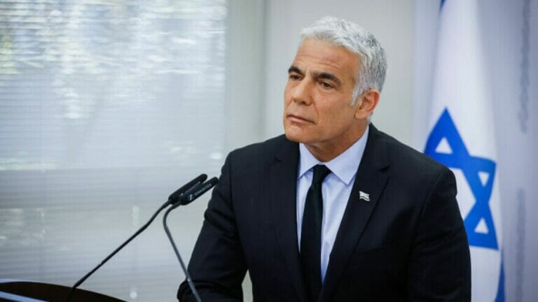 Israels Außenminister Yair Lapid