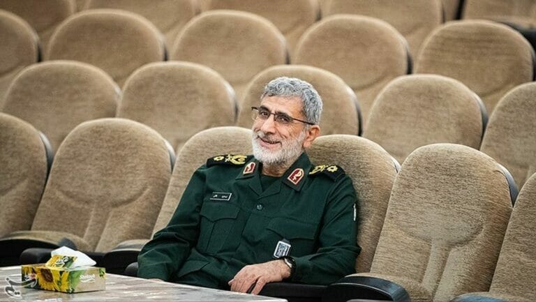 Der Befehlshaber der Qods-Einheit der Iranischen Revolutionsgarde, General Esmail Ghaani