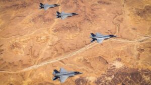 Amerikanische und israelische F-35-Kampfjets bei einer gemeinsamen Übung