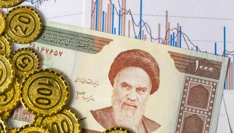 Der iranische Rial fiel auf ein Rekordtief gegenüber dem Dollar