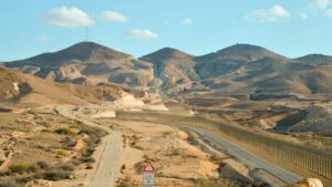 Grenzgebiet zwischen Ägypten und Israel auf dem Sinai