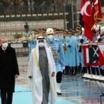 Präsident Erdogan empfängt den Kronprinz von Abu Dhabi Sheikh Mohammed bin Zayed Al Nahyan in Ankara