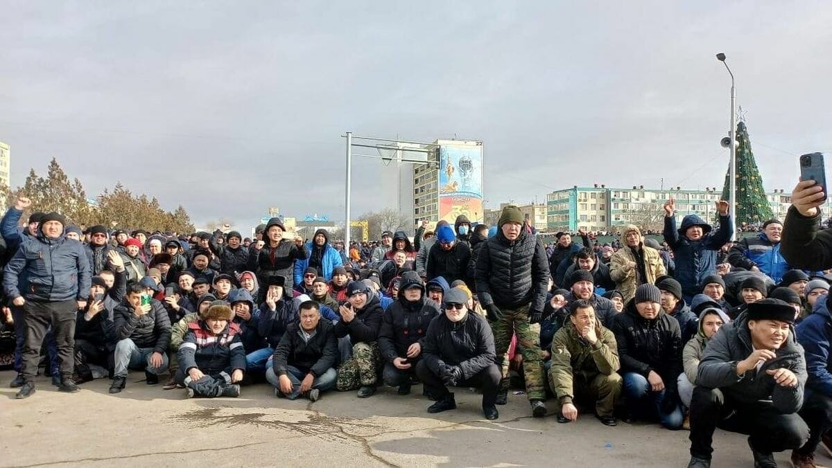 Proteste gegen die Regierung in Kasachstan