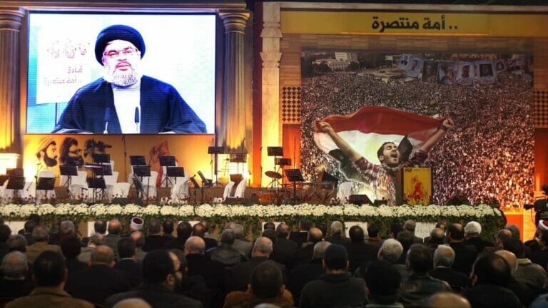 Ansprache von hisbollah-Chef Hassan Nasrallah