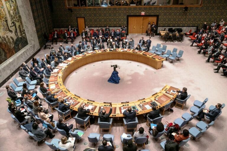 Israel unterstützte den Entwurf einer Sicherheitsratsresolution zur Verurteilung Russlands nicht. (© imago images/Pacific Press Agency)