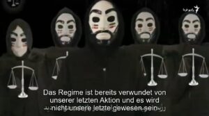Ausschnitt aus dem Video der Hackergruppe »Edaalate-Ali«