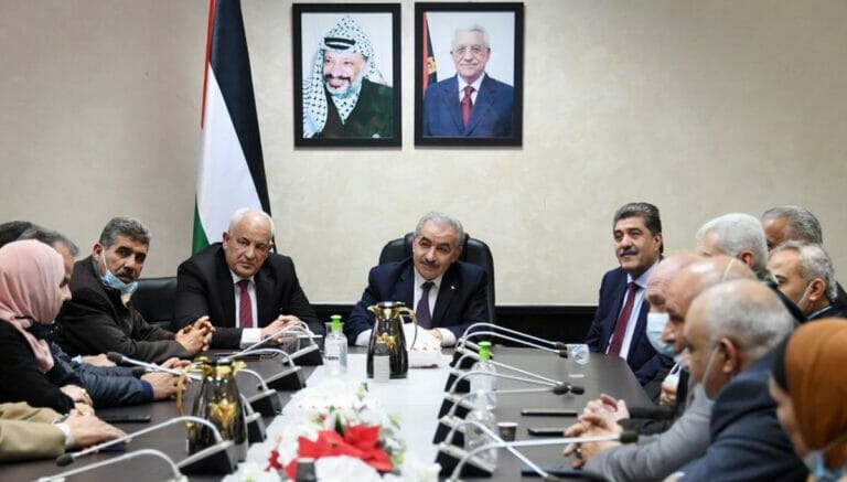 Der Premierminister der Palästinensichen Autonomiebehörde Muhammad Shtayyeh