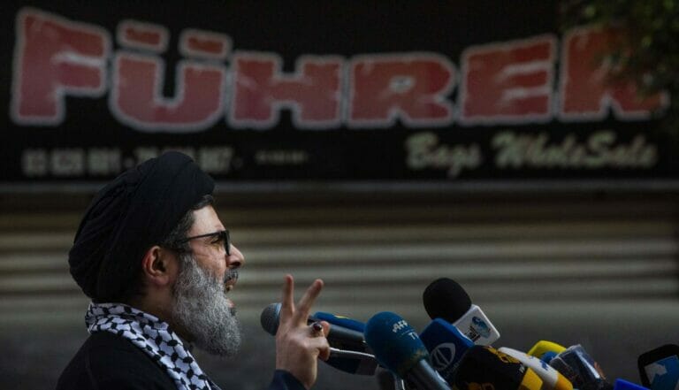 Der Vorsitzende des Exekutivrats der Hisbollah, Sheikh Hashem Safieddine