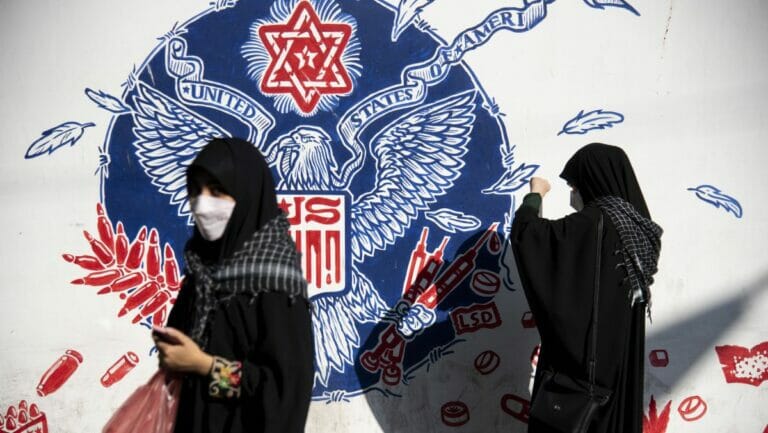 Antisemtische Propagande gegen die USA in Teheran