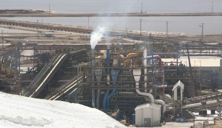 Israels Unternehmen Dead Sea Works ist einer der größten Pottasche-Produzenten der Welt