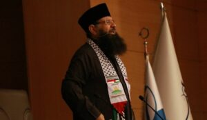 Der Generalsekretär des Jerusalemkomitees der Union muslimischer Gelehrter, Mraweh Nassar