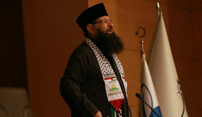 Der Generalsekretär des Jerusalemkomitees der Union muslimischer Gelehrter, Mraweh Nassar