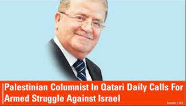 Der palästinensische Journalist Samir Al-Barghouti